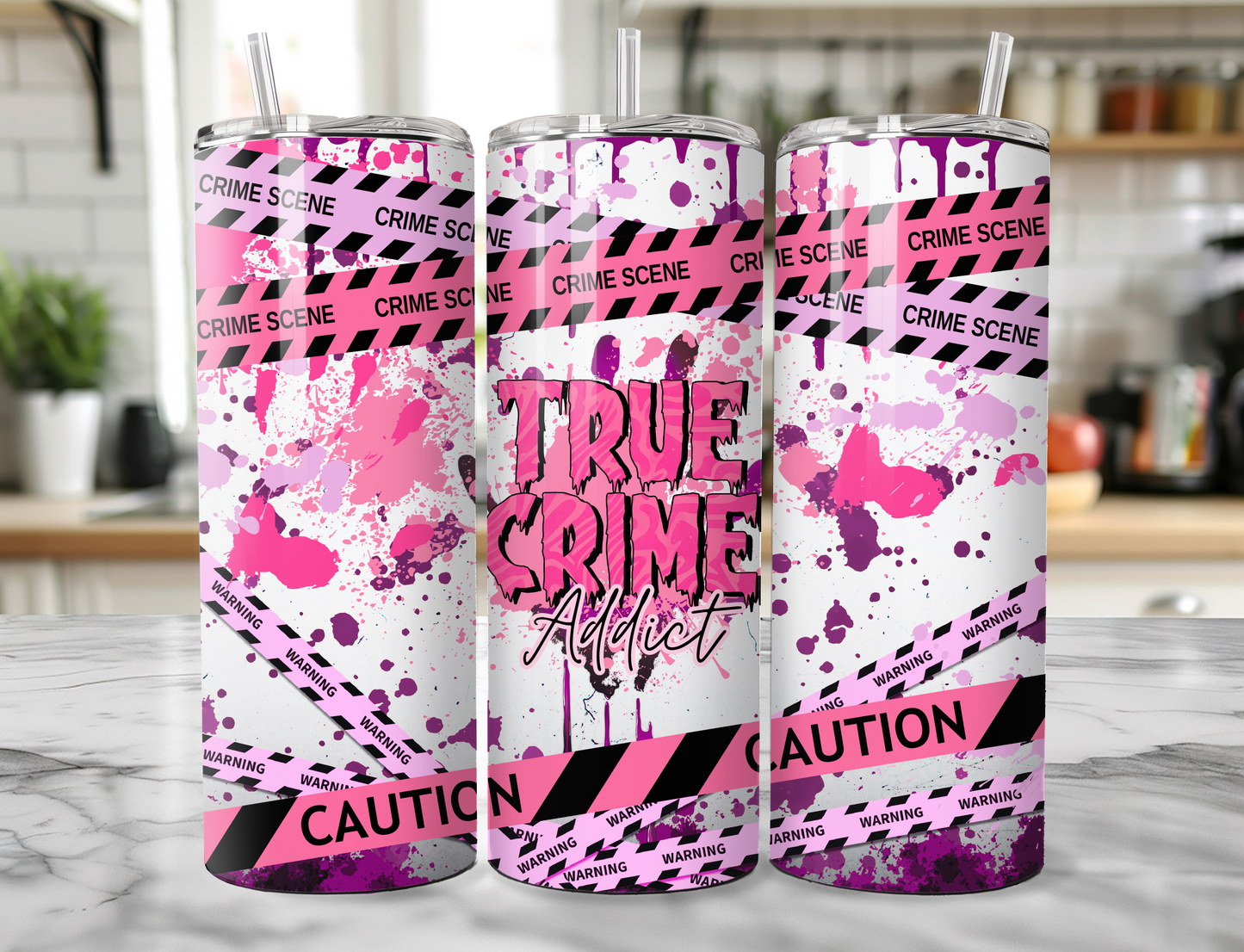 True Crime Addict Tumbler