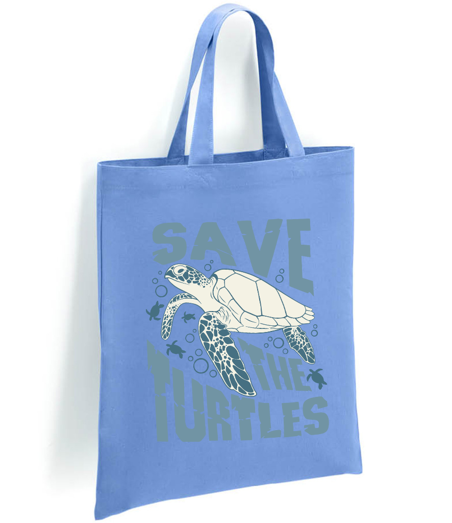 Save the Turtles Tote Bag