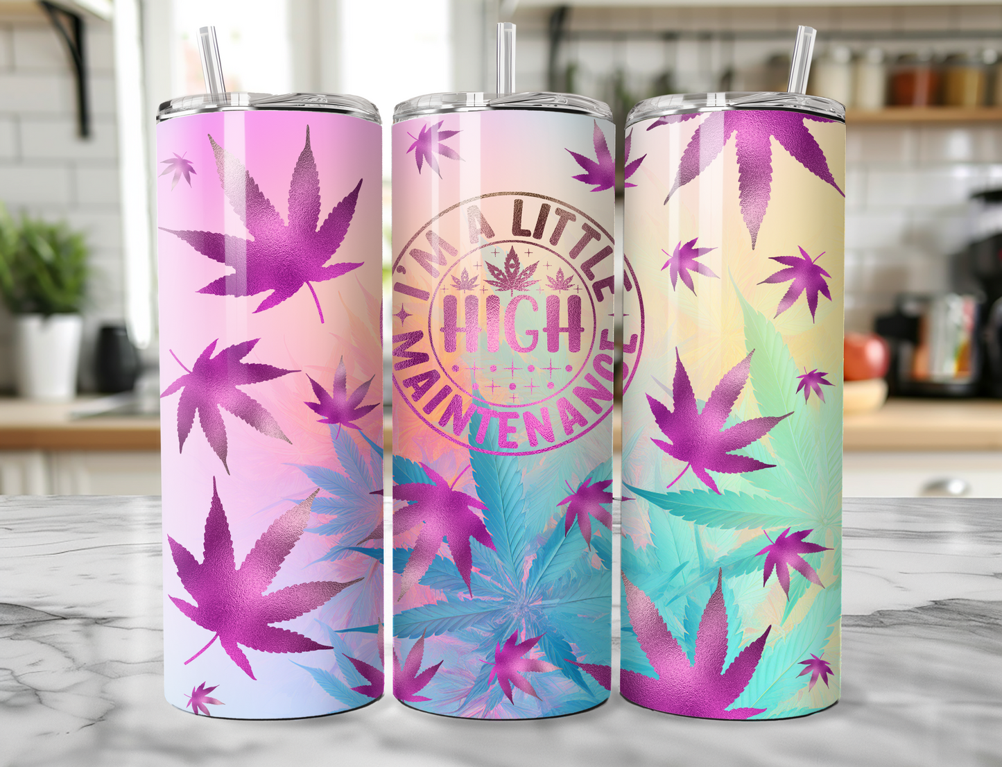 Little High Maintenance Skinny Tumbler