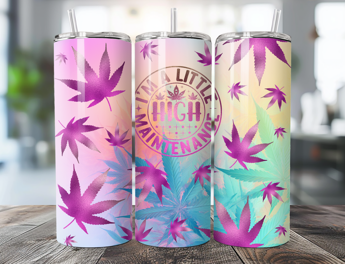 Little High Maintenance Skinny Tumbler