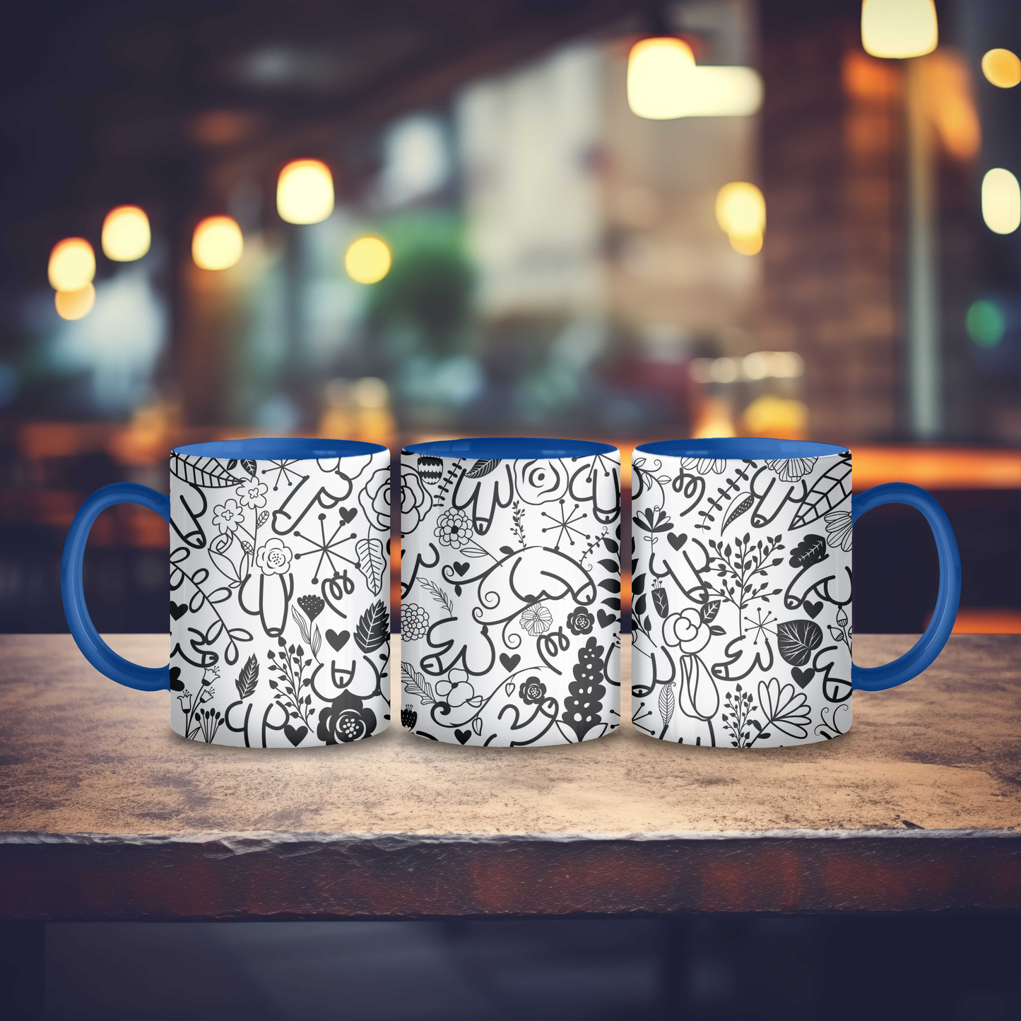 Willy & Flowers Mug
