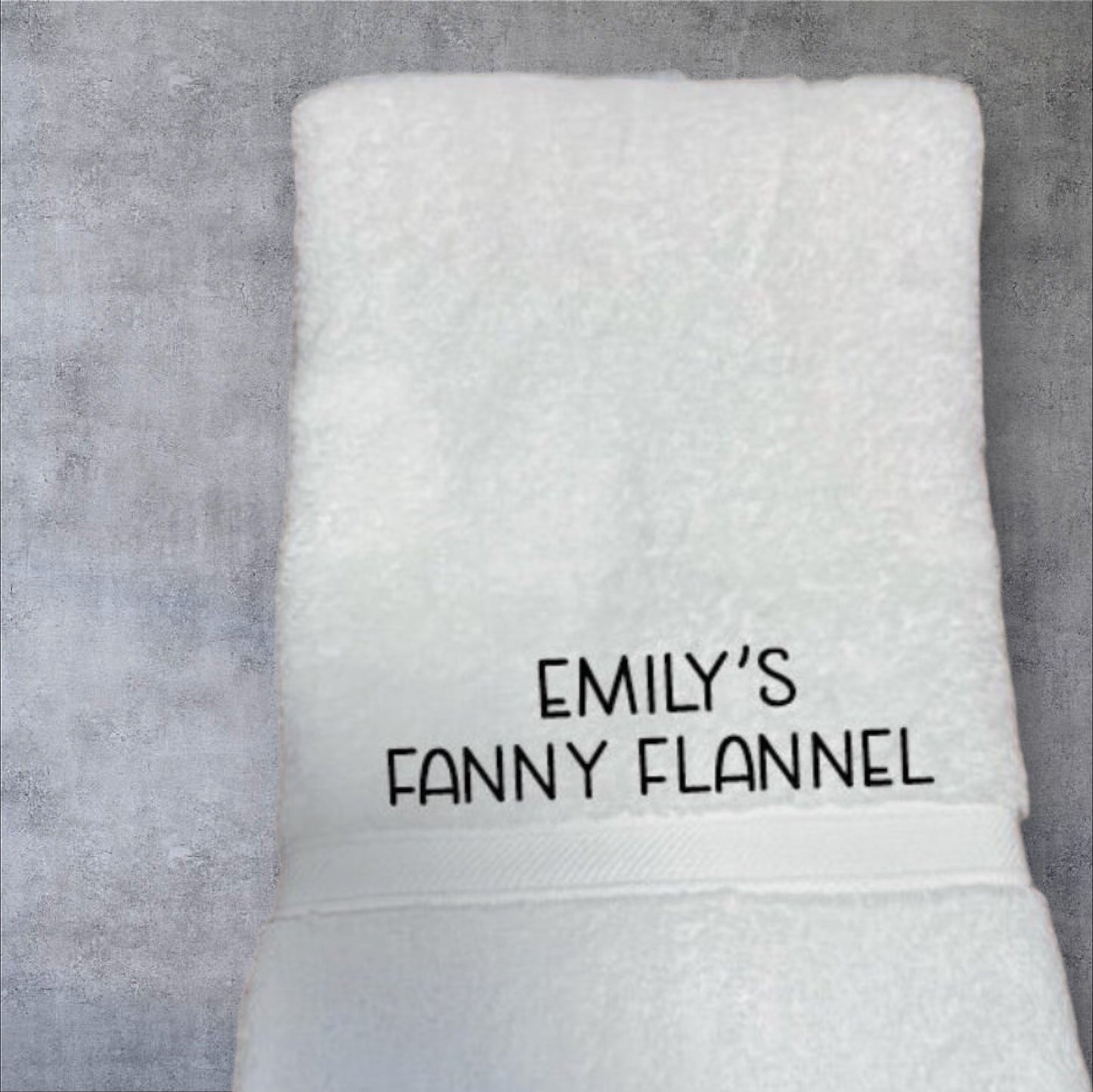 Funny Fanny Flannel Towel or Flannel