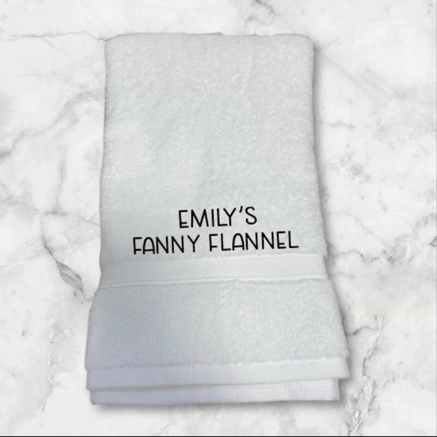 Funny Fanny Flannel Towel or Flannel