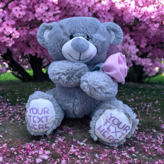 Personalised 'Add your own Text' Mother's Day Teddy Bear,