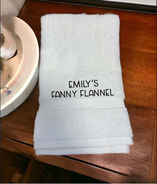 Funny Fanny Flannel Towel or Flannel