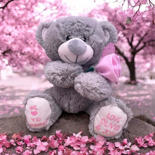 Personalised 'We Love You Mum/Mummy' Mother's Day Teddy Bear