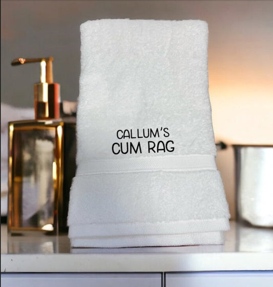 Funny Cum Catcher Towel or Flannel