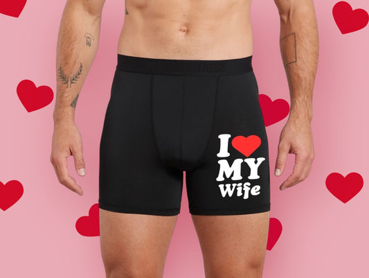 Funny Boxers - I Love My Wife