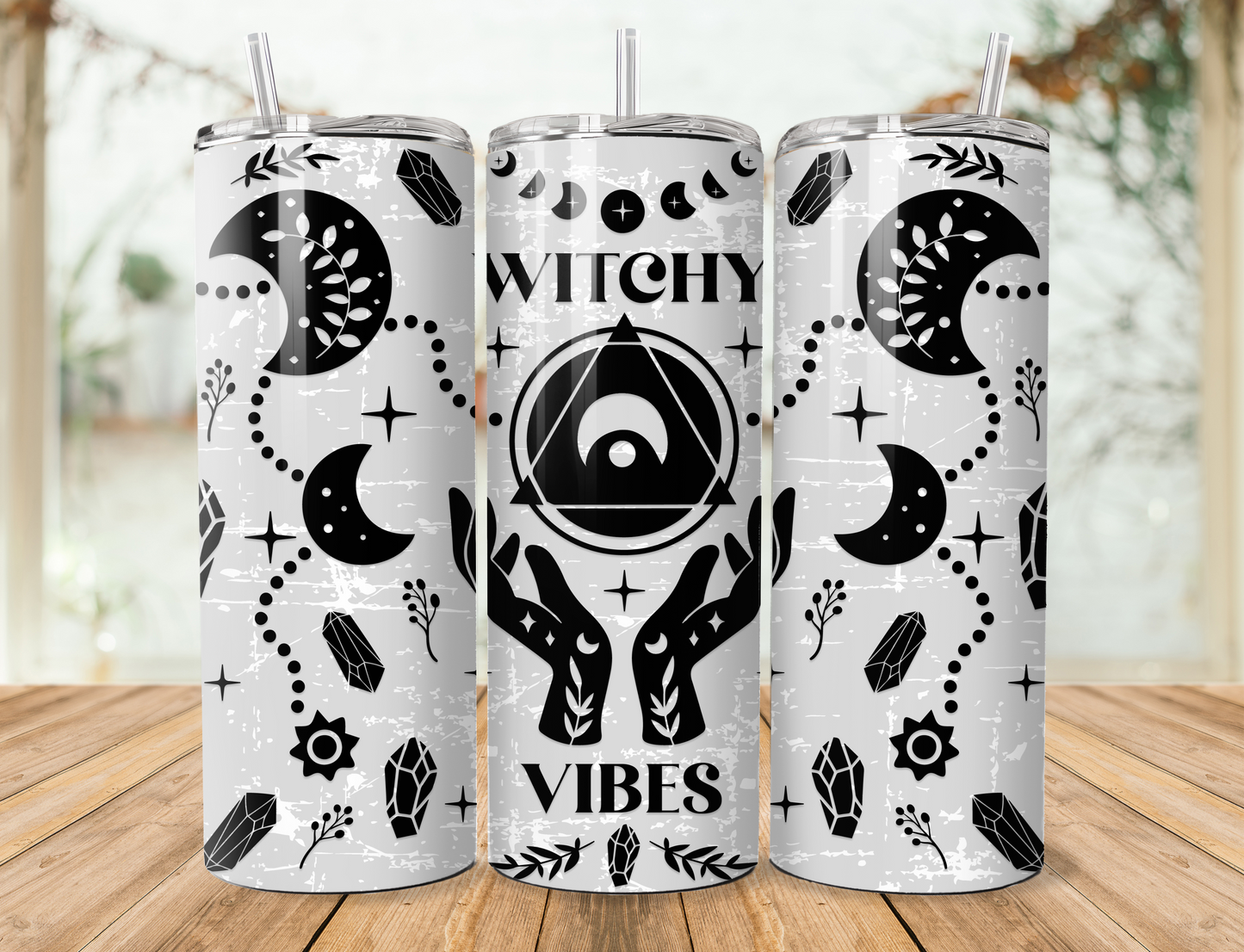 Witchy Vibes Skinny Tumbler