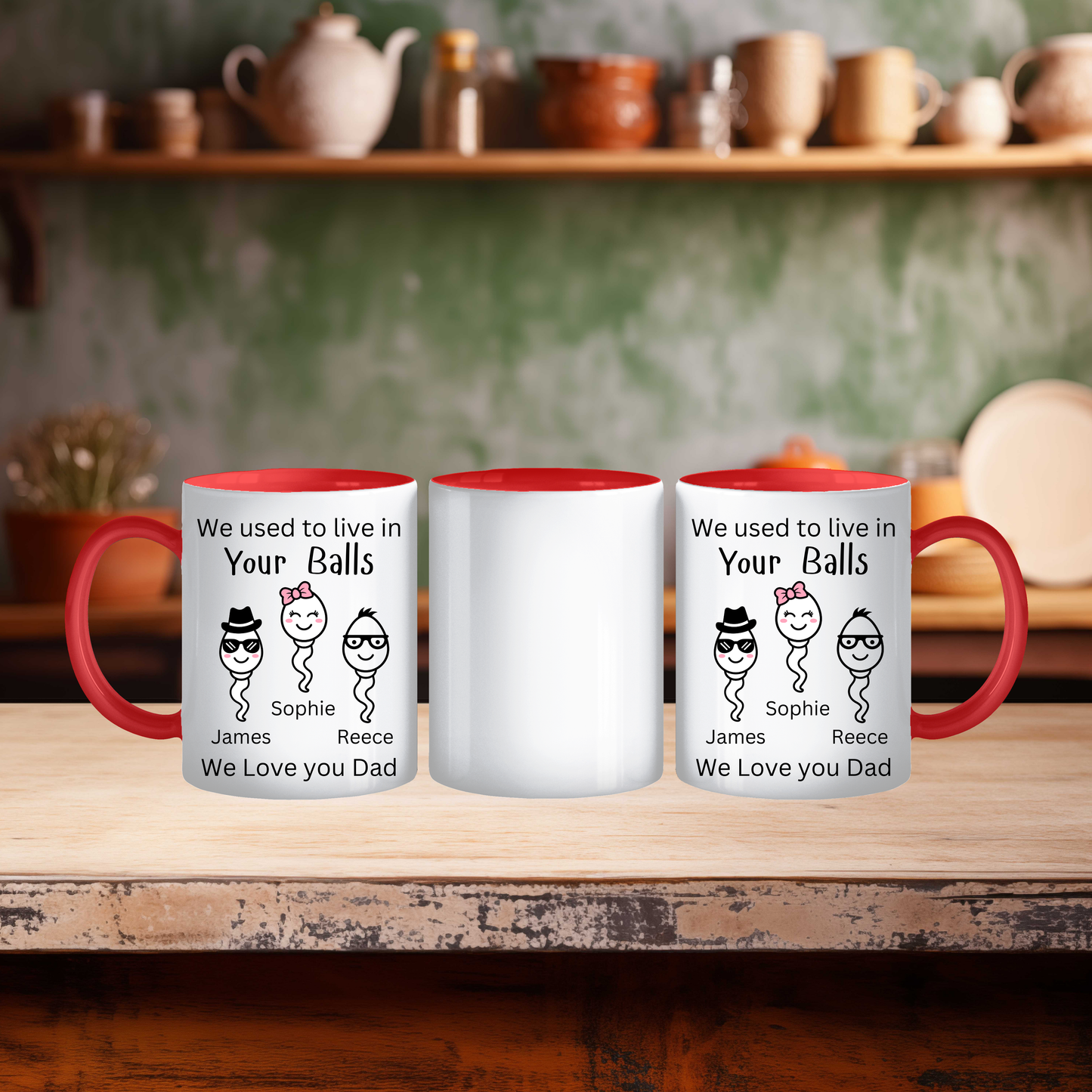 Personalised Funny Dad Mug