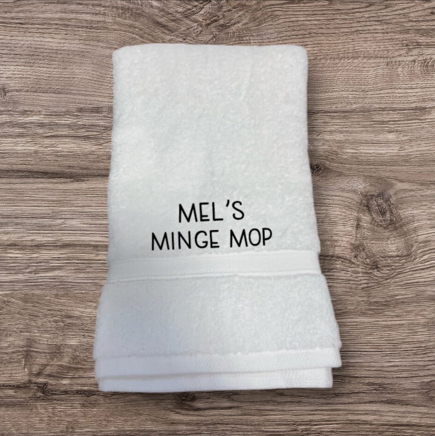 Funny Minge Mop Towel or Flannel
