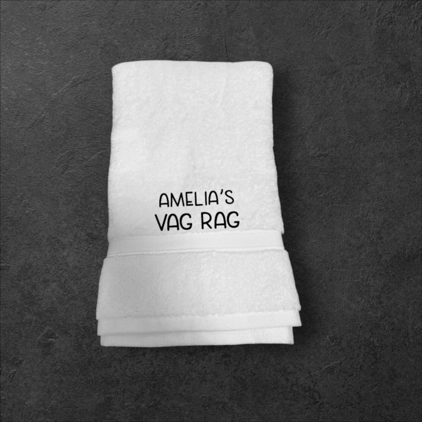 Funny Vag Rag Towel or Flannel