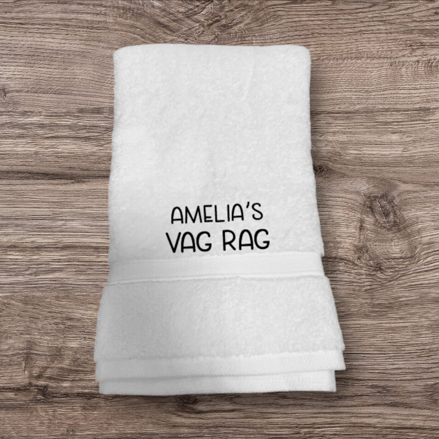 Funny Vag Rag Towel or Flannel