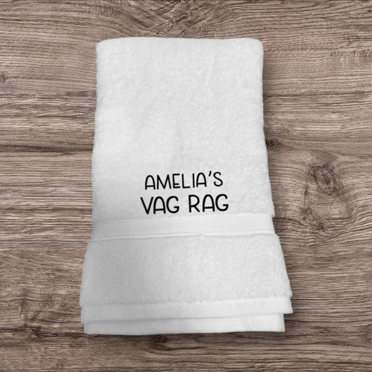 Funny Vag Rag Towel or Flannel