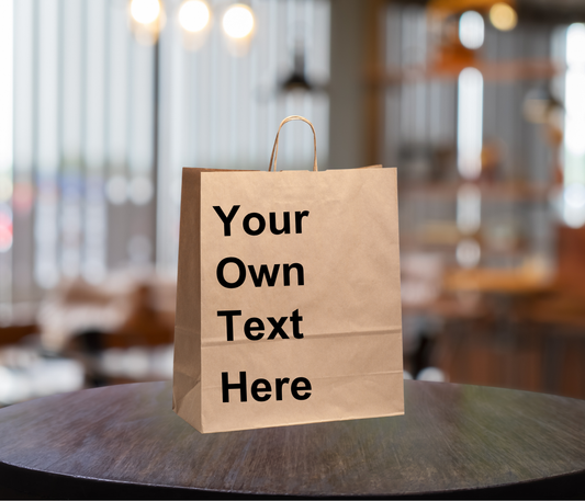 Customisable Gift Bag – “Add Your Own Text”
