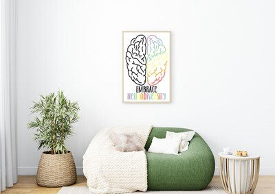 Embrace Neurodiversity Print