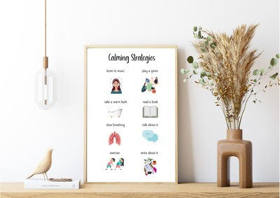 Calming Strategies Poster