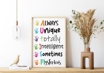 Autism Print Wall Art