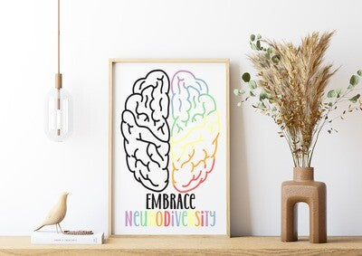 Embrace Neurodiversity Print