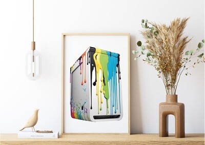 Paint Drip Gaming Print - Various Designs