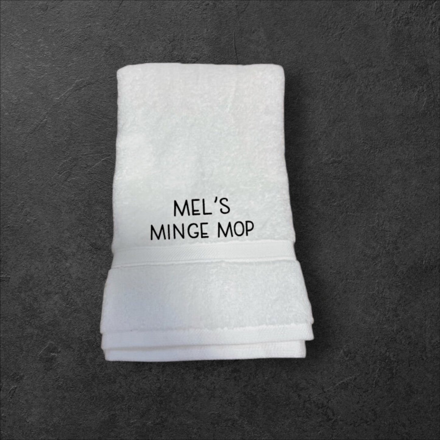 Funny Minge Mop Towel or Flannel