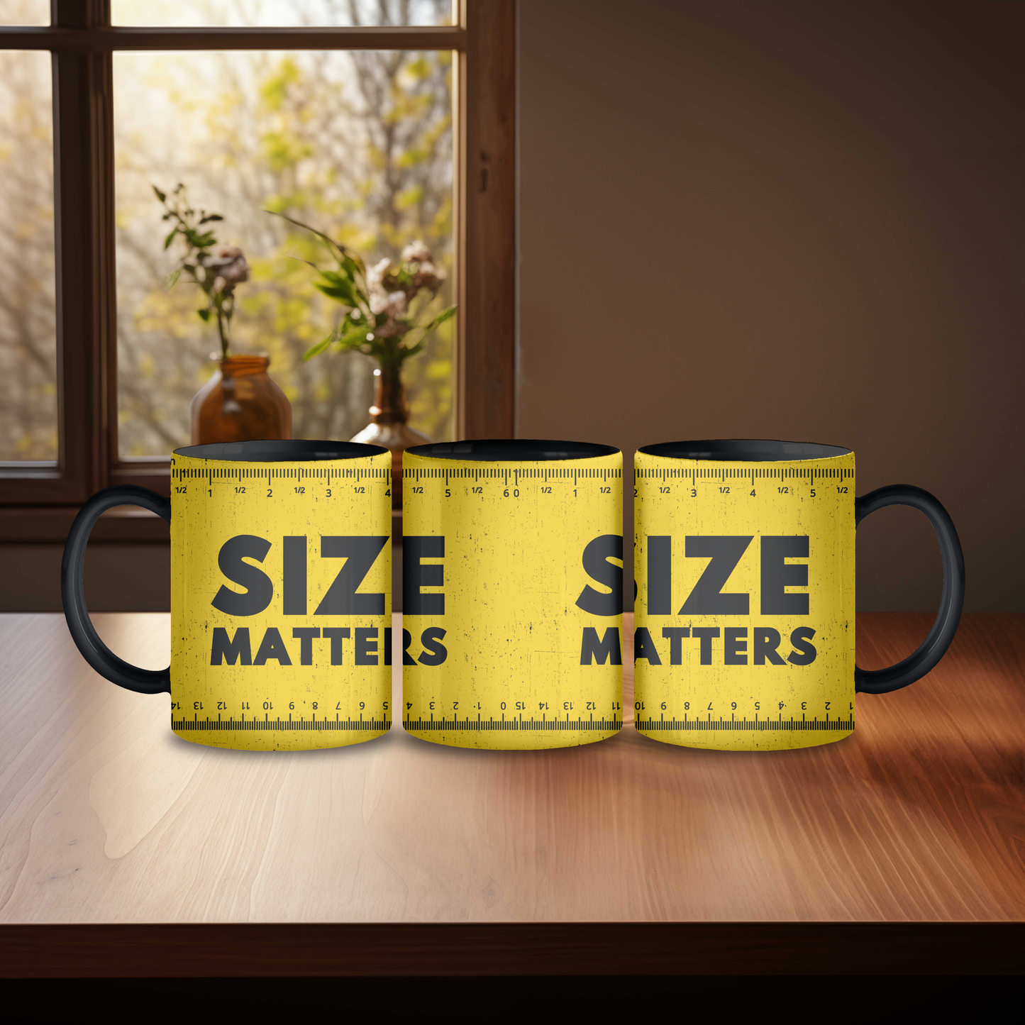 Funny Size Matters Mug