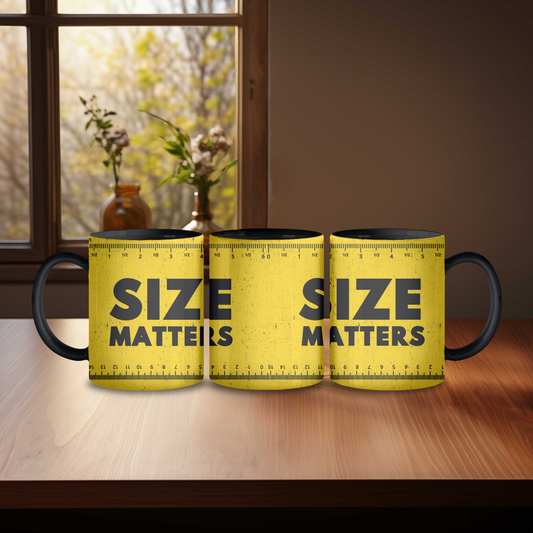 Funny Size Matters Mug