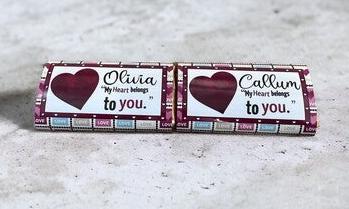 Personalised Valentines Day Chocolate Bar