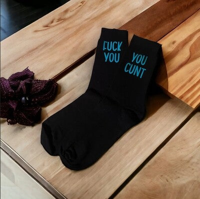 F**K You, You C**t Quirky Socks