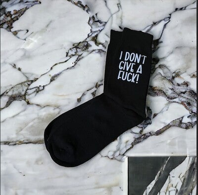 Funny / Rude Socks - I Don't Give a F**k