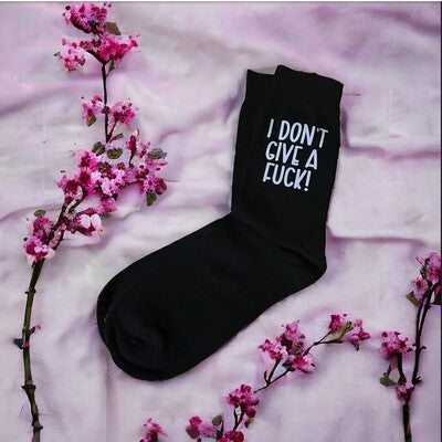 Funny / Rude Socks - I Don't Give a F**k