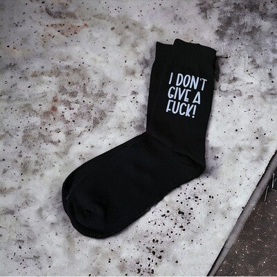 Funny / Rude Socks - I Don't Give a F**k