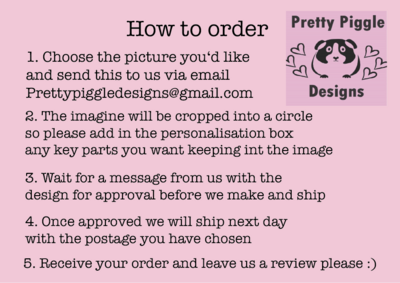 Personalised Photo Croc Charm