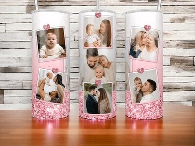 Personalised Photo Tumbler - Various Colours