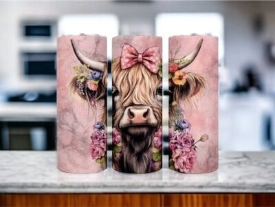 Highland Cow Tumbler