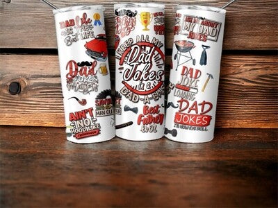 Dad Jokes Tumbler