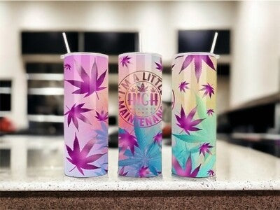Little High Maintenance Skinny Tumbler