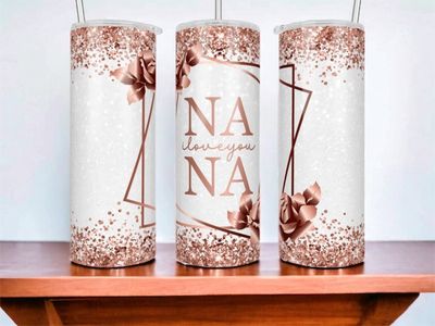 Rose Gold Nana Tumbler