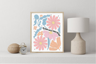 Pastel Floral Affirmation Prints