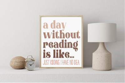 Retro Reading Prints