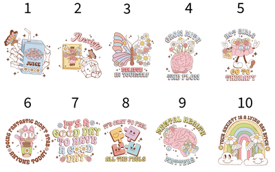 Groovy Affirmation Prints