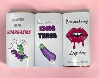 Funny / Rude Chocolate Bar with Galaxy Chocolate