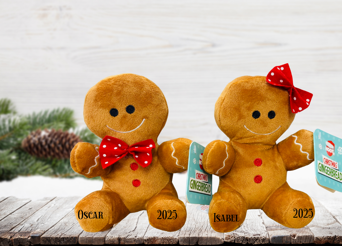 Personalised Gingerbread Teddy