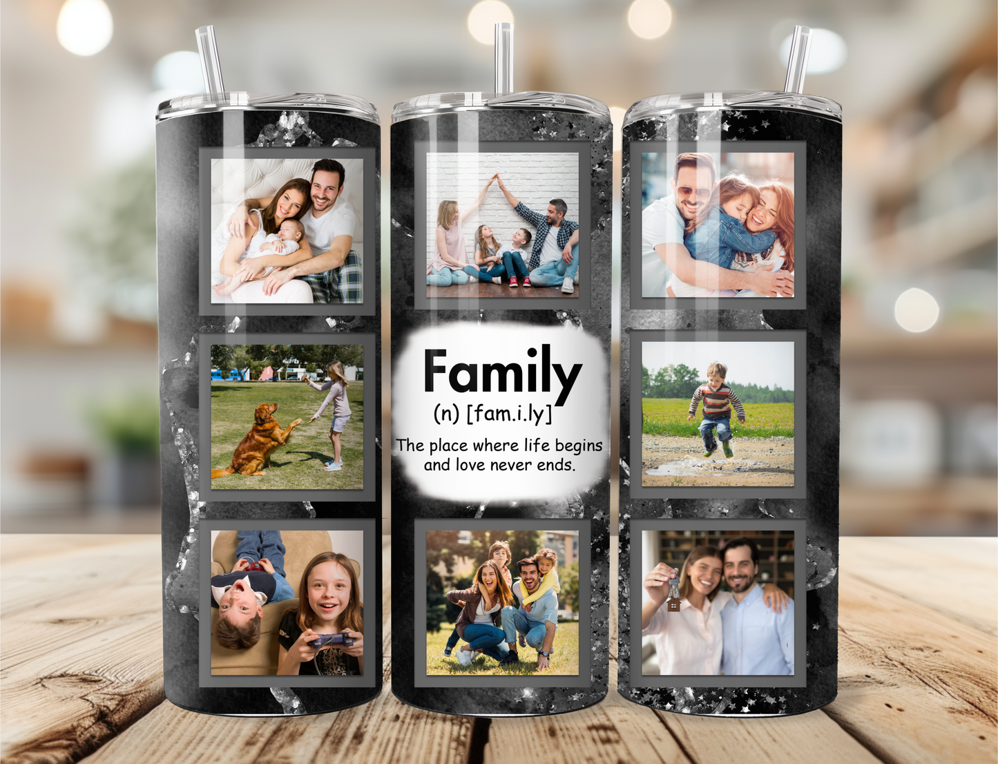 Family Photo Tumbler