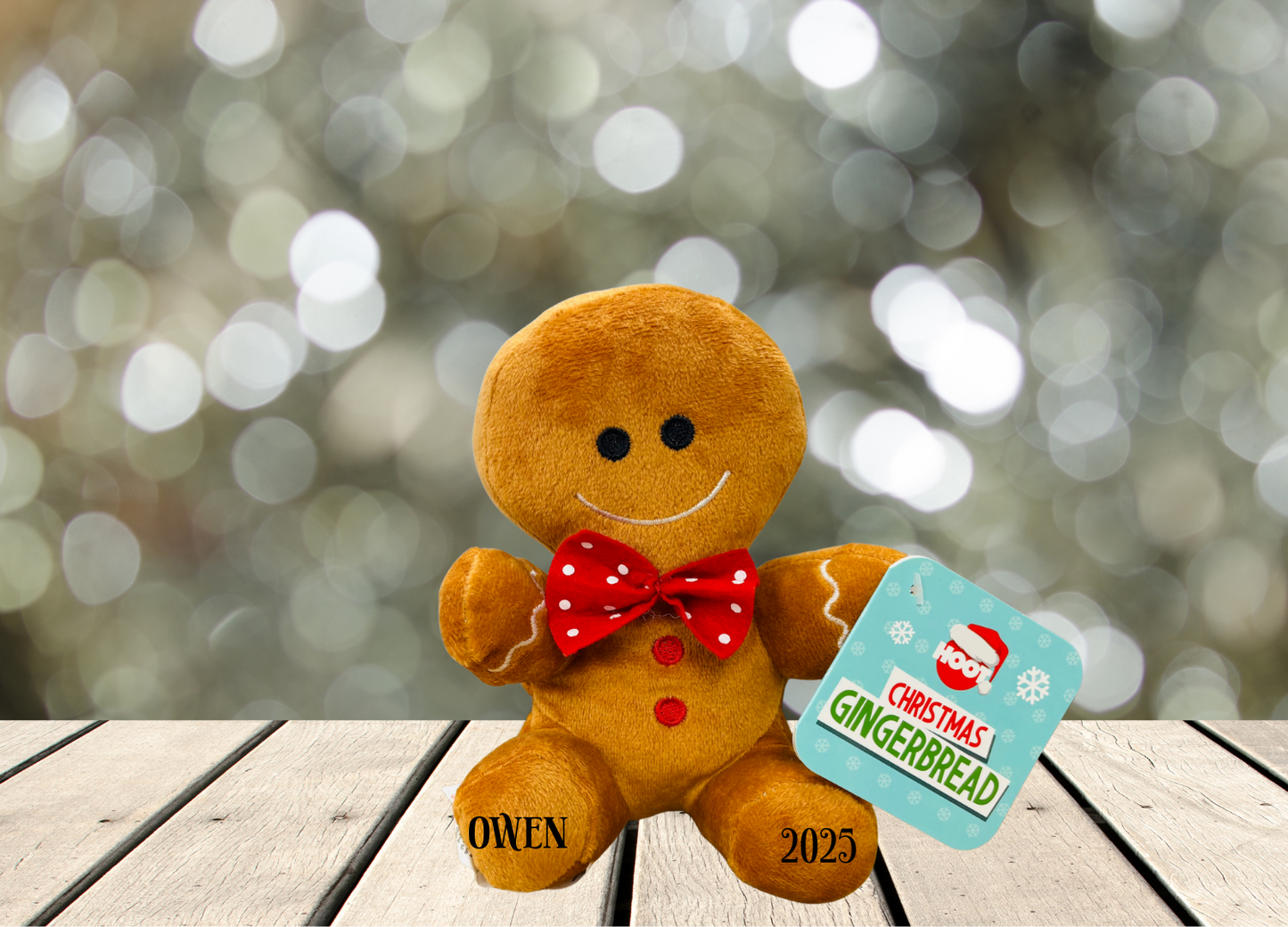 Personalised Gingerbread Teddy