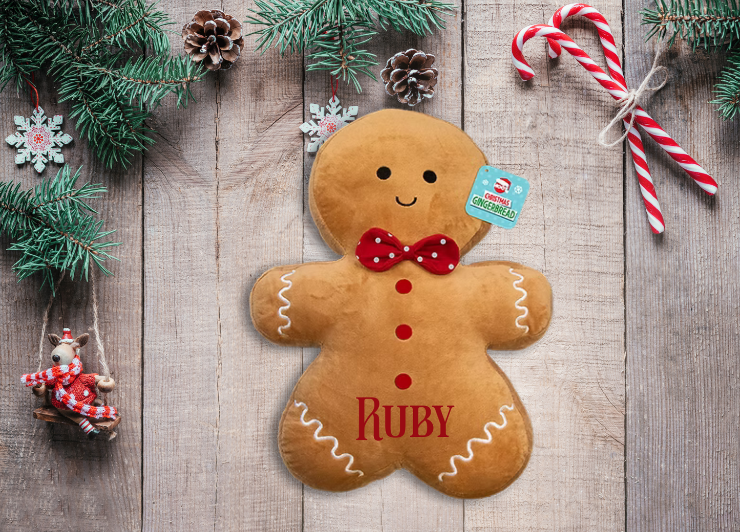 Personalised Gingerbread Soft Toy XL