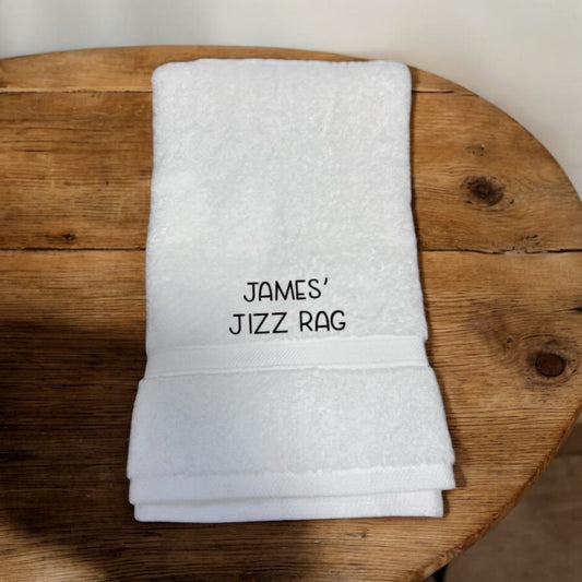 Funny Jizz Rag Towel or Flannel