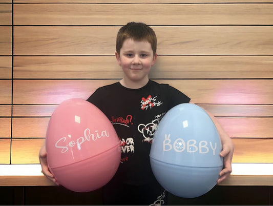 Personalised Giant Egg, XL Refillable Easter Egg