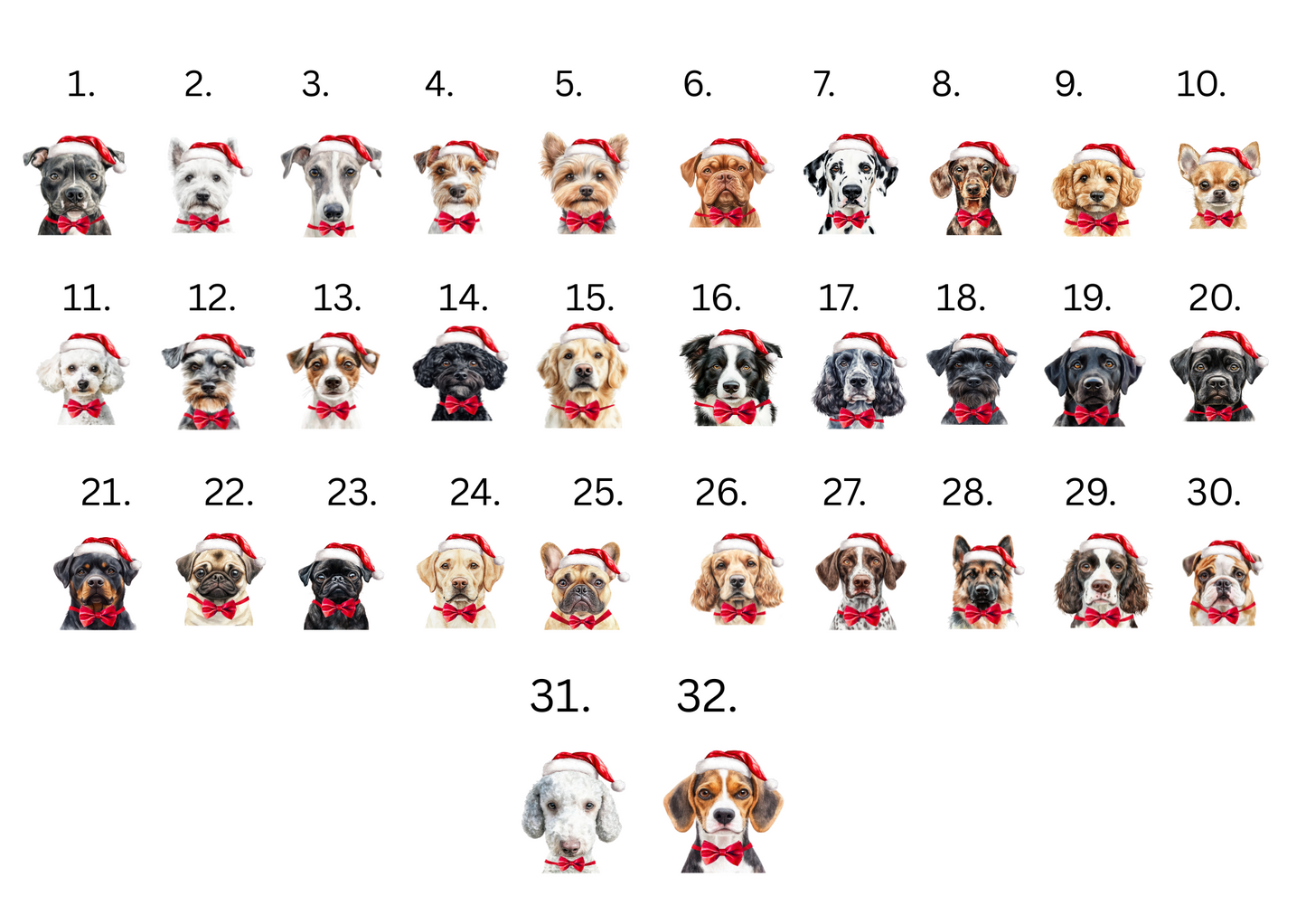 Personalised Dog Santa Sack