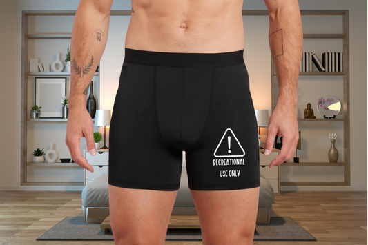 Funny Recreational Use Only Black Boxers